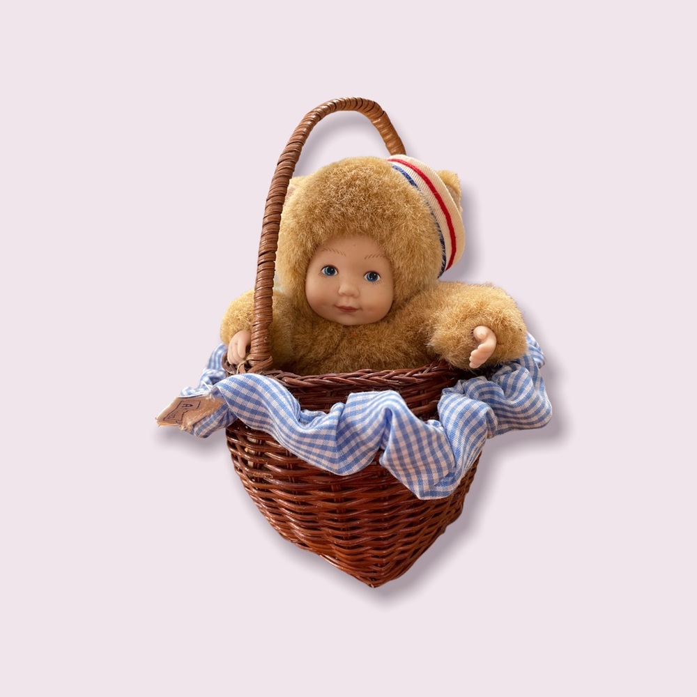 Anne Geddes Sailor Baby in Basket
